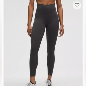 NWT Grey Lululemon Glow Up Super High Rise 25” Leggings